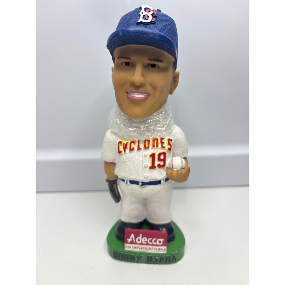 BOBBY OJEDA BROOKLYN CYCLONES VERY RARE SGA BOBBLEHEAD NEW YORK NY METS BOBBLE